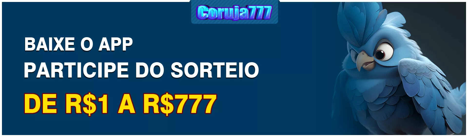 Cadastre-se na Coruja 777 para receber o bônus de boas-vindas